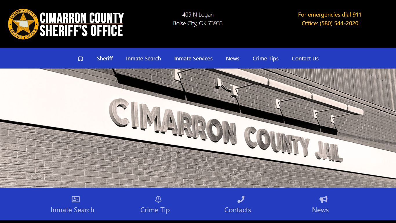 Cimarron County Sheriff's Office - Boise City, Oklahoma